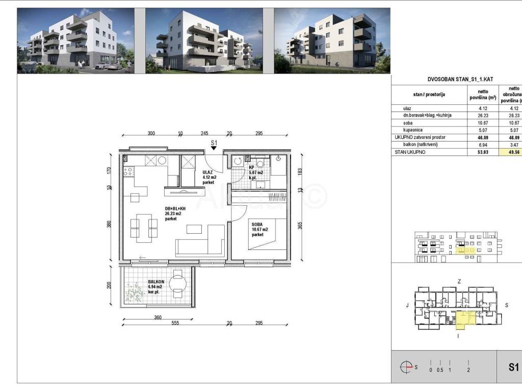 Flat in a new building, Sale, Zagreb, Stenjevec