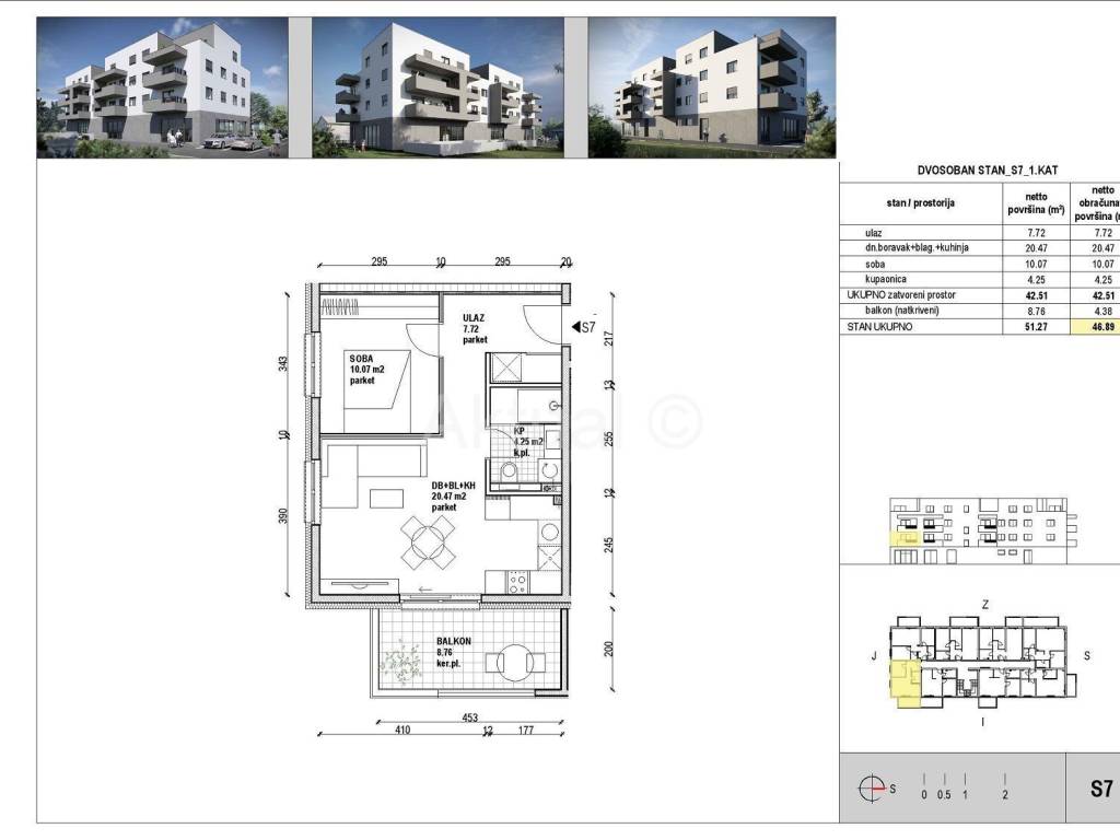 Flat in a new building, Sale, Zagreb, Stenjevec