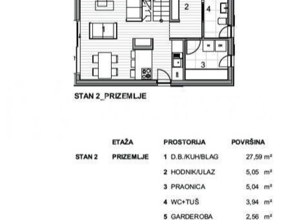 Apartment with a garden, Sale, Krk, Krk