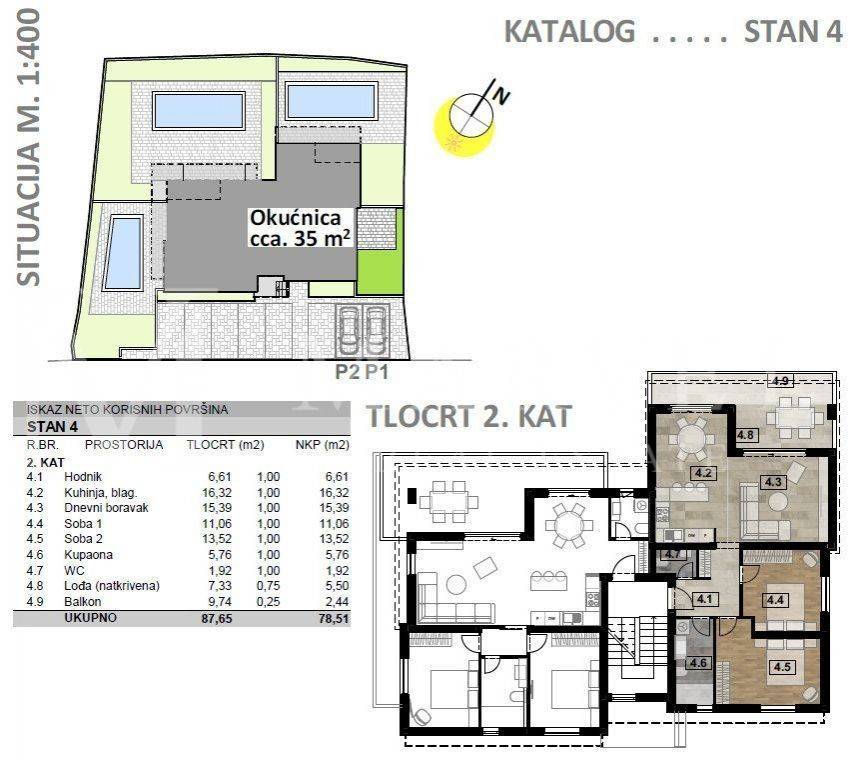 Apartment with a garden, Sale, Malinska-dubašnica, Malinska