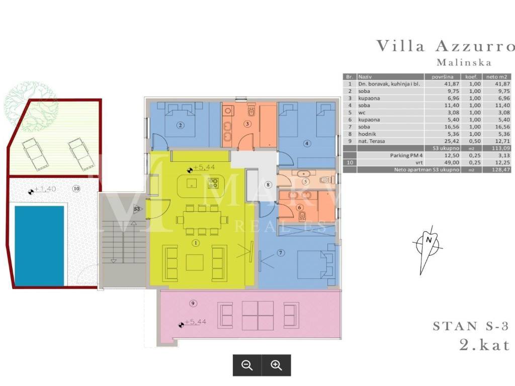 Luxury apartment, Sale, Malinska-dubašnica, Malinska