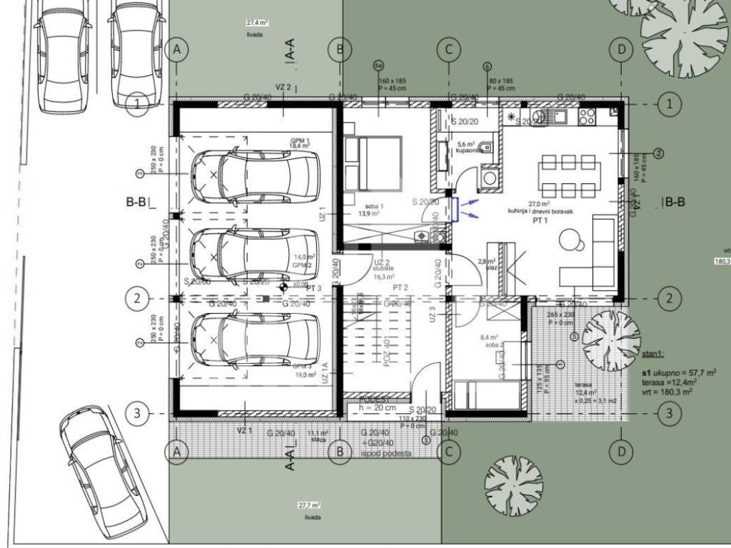 Flat in an urban villa, Sale, Samobor, Samobor