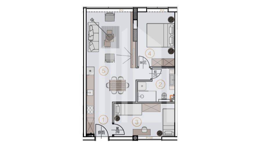 Flat in a new building, Sale, Poreč, Poreč