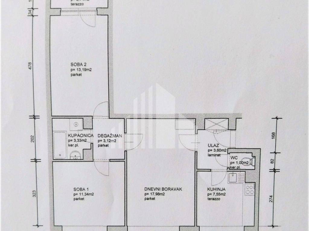 Flat in a building, Sale, Zagreb, Maksimir