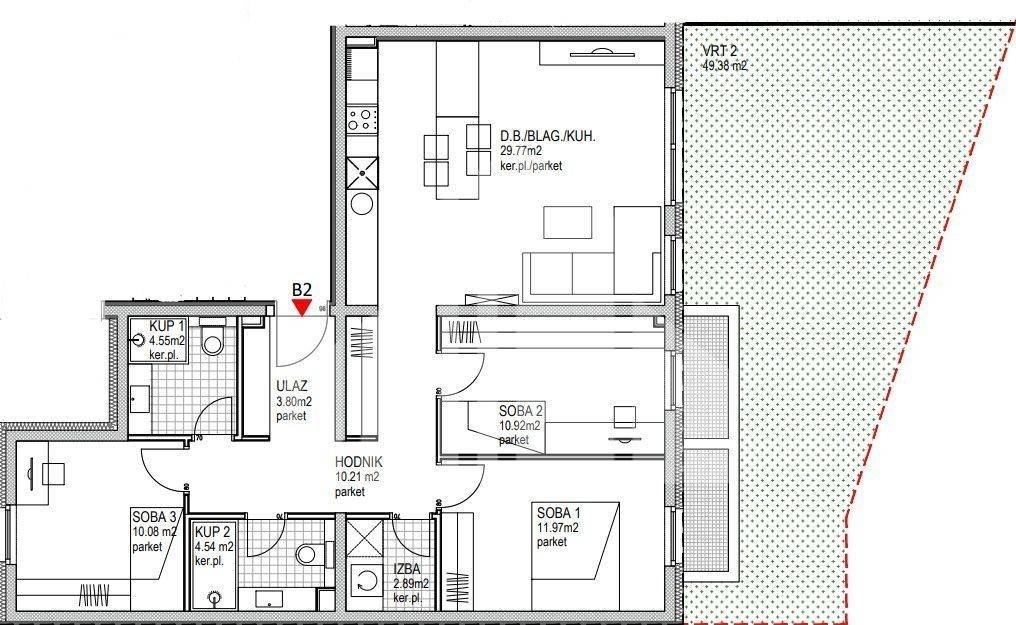 Flat in a new building, Sale, Zagreb, Podsused - Vrapče