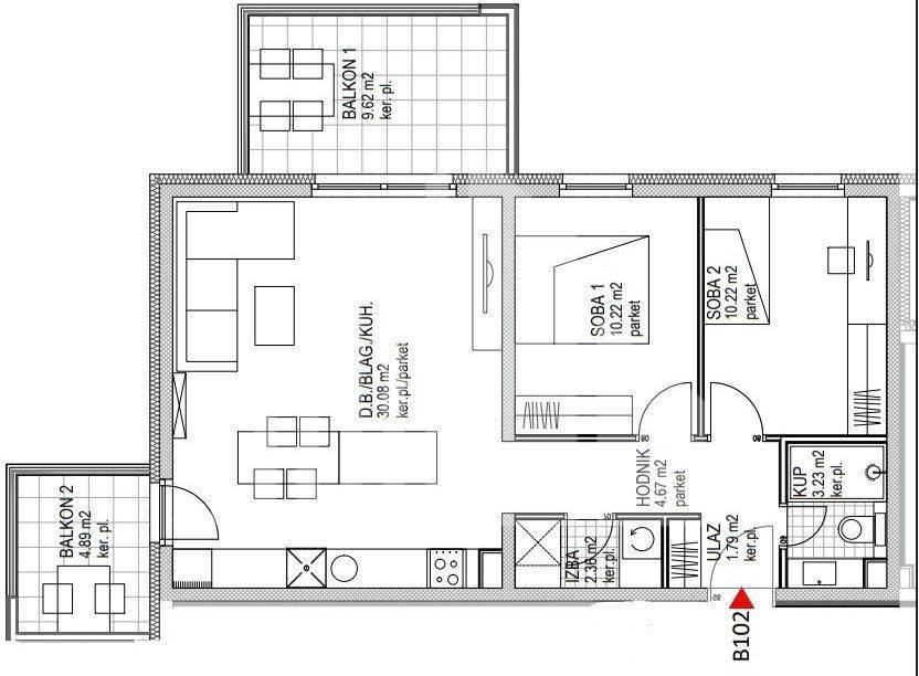 Flat in a new building, Sale, Zagreb, Podsused - Vrapče