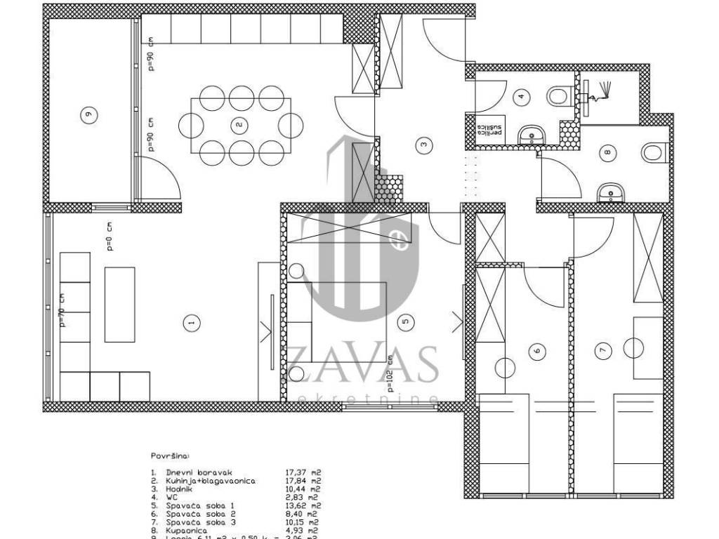 Flat in a building, Sale, Zagreb, Gornja Dubrava