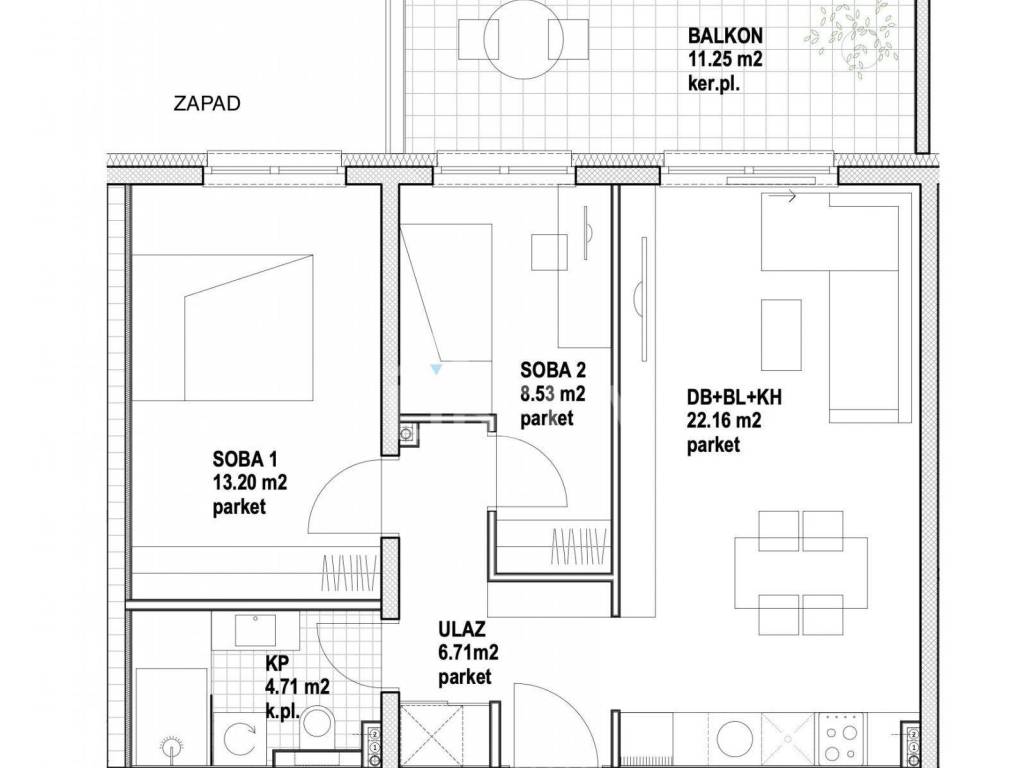 Flat in a new building, Sale, Zagreb, Stenjevec