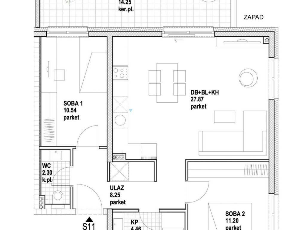 Flat in a new building, Sale, Zagreb, Stenjevec