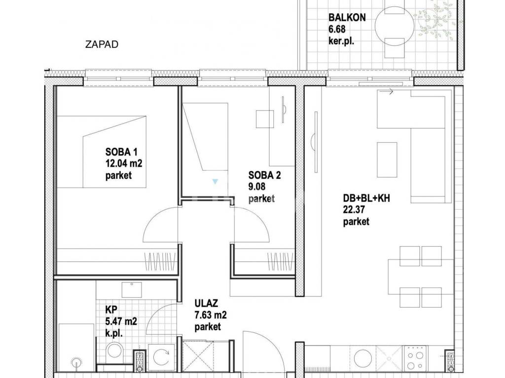 Flat in a new building, Sale, Zagreb, Stenjevec