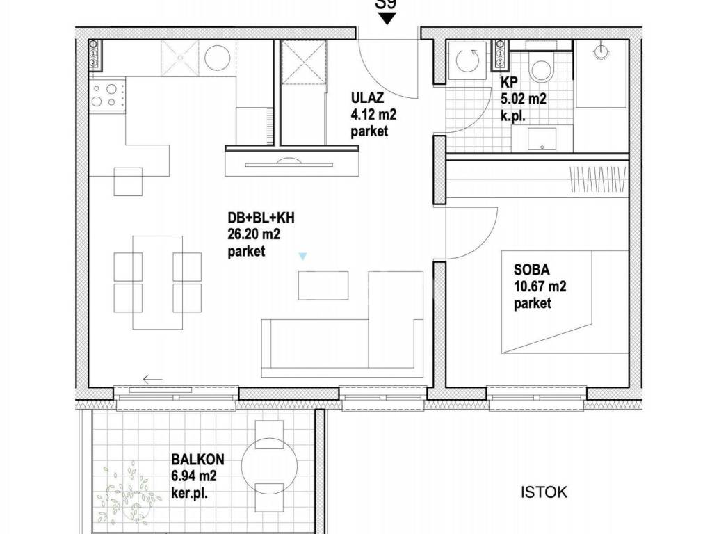 Flat in a new building, Sale, Zagreb, Stenjevec