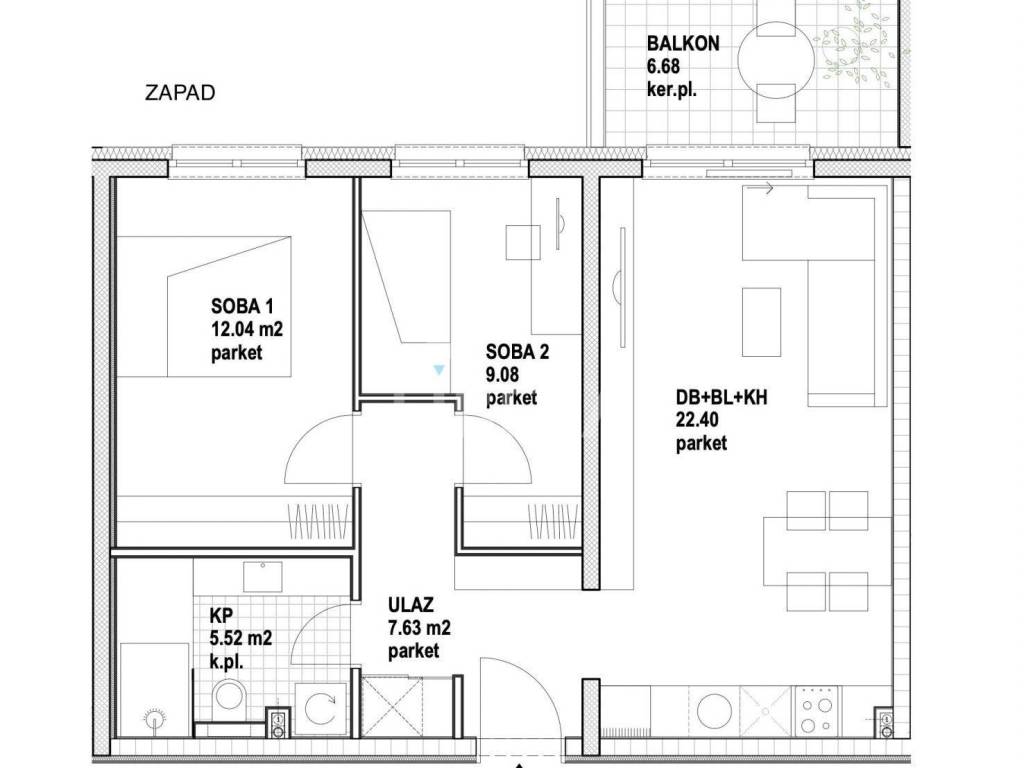 Flat in a new building, Sale, Zagreb, Stenjevec