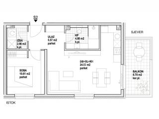 Flat in a new building, Sale, Zagreb, Stenjevec