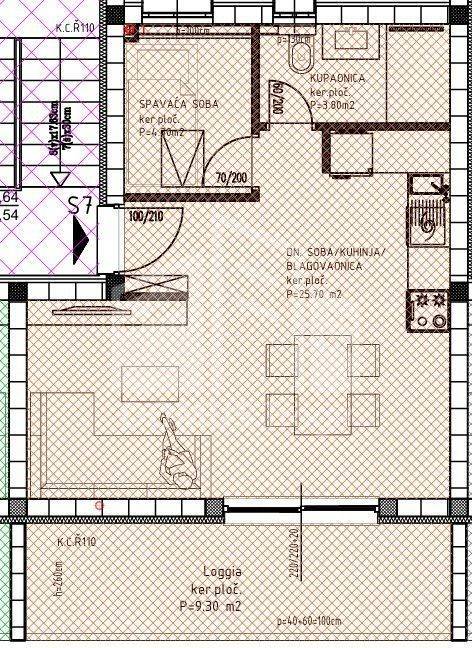 Flat in a new building, Sale, Trogir, Saldun