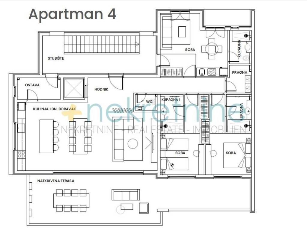 Flat in a new building, Sale, Nin, Zaton