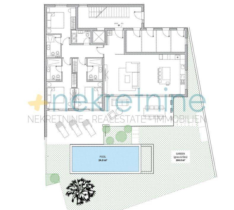 Flat in a new building, Sale, Nin, Zaton