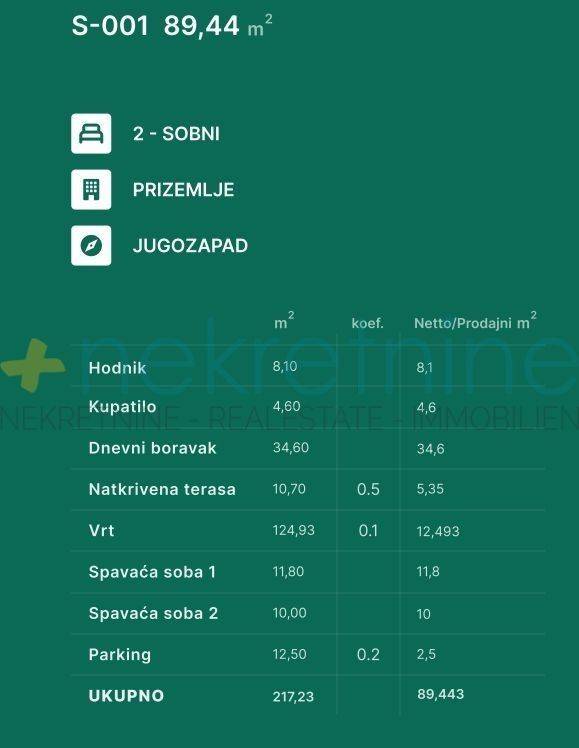 Flat in a new building, Sale, Privlaka, Privlaka