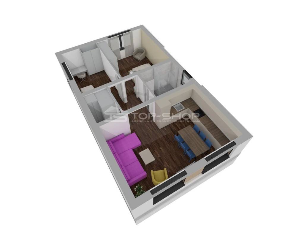 Flat in a new building, Sale, Zagreb, Trešnjevka - sjever