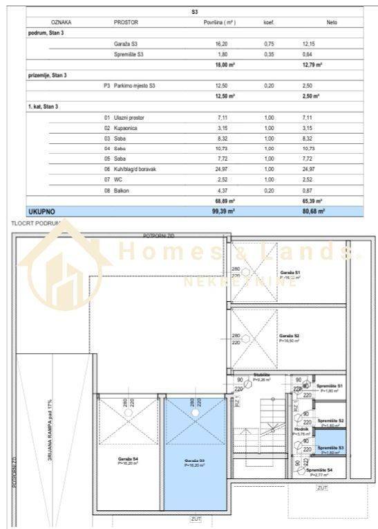 Flat in a new building, Sale, Zagreb, Gornja Dubrava