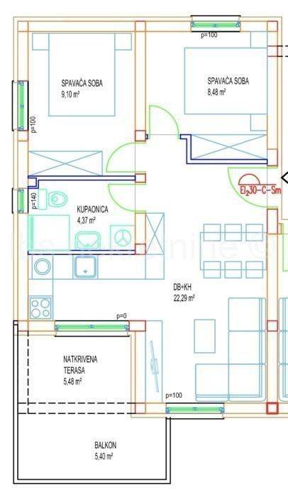 Flat in a new building, Sale, Seget, Seget Vranjica