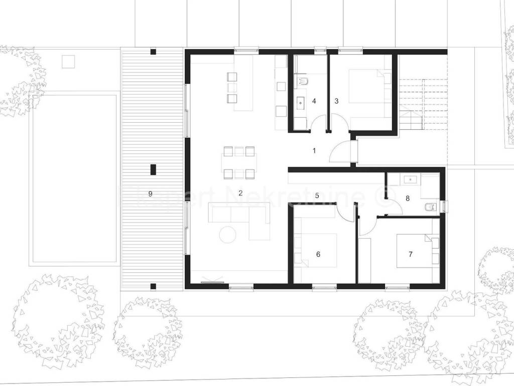 Flat in a new building, Sale, Okrug, Okrug Gornji