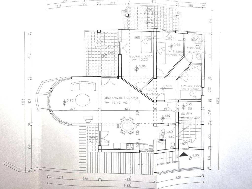 Flat in a house, Rent, Podstrana, Podstrana