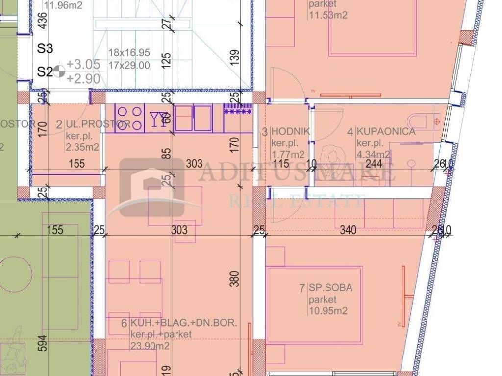 Flat in a new building, Sale, Šibenik - Okolica, Žaborić