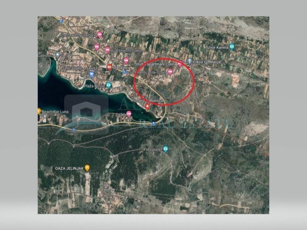 Plot for construction, Sale, Šibenik - Okolica, Grebaštica
