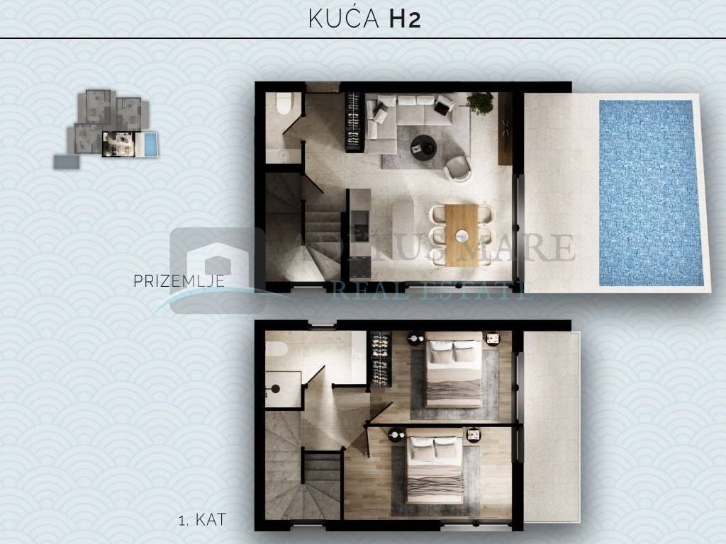 Terraced house, Sale, Vodice, Srima
