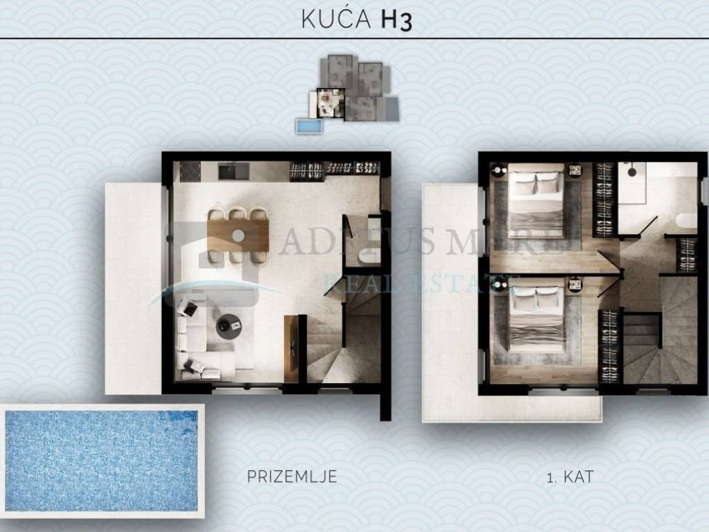 Terraced house, Sale, Vodice, Srima