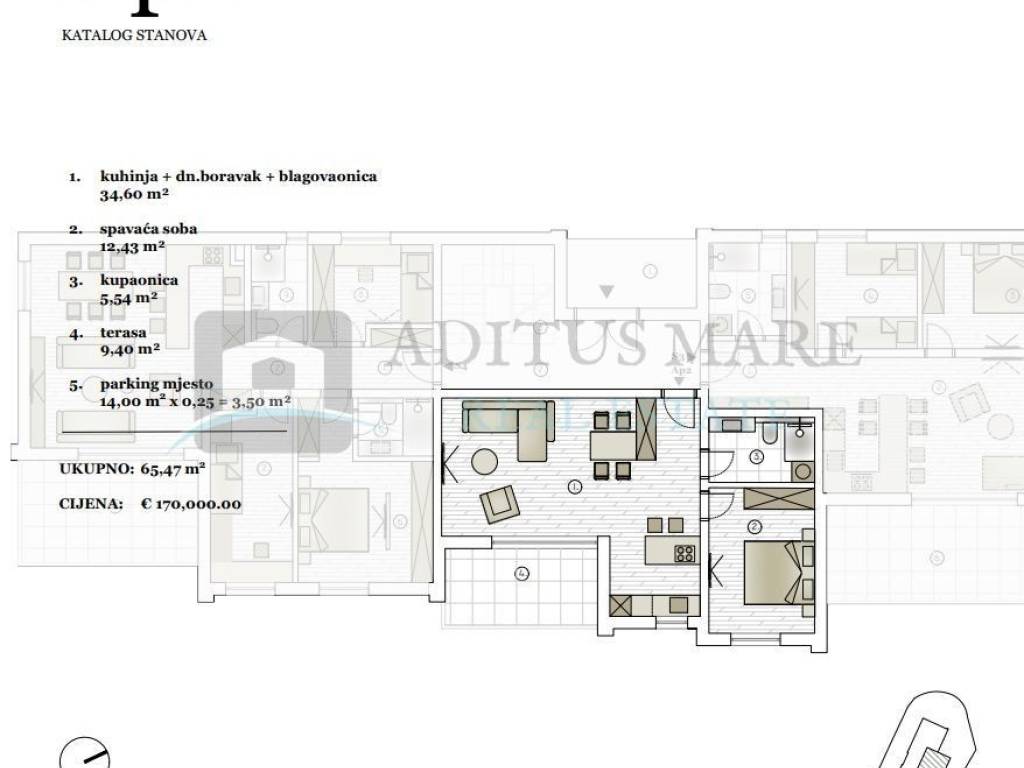 Flat in a new building, Sale, Vodice, Vodice