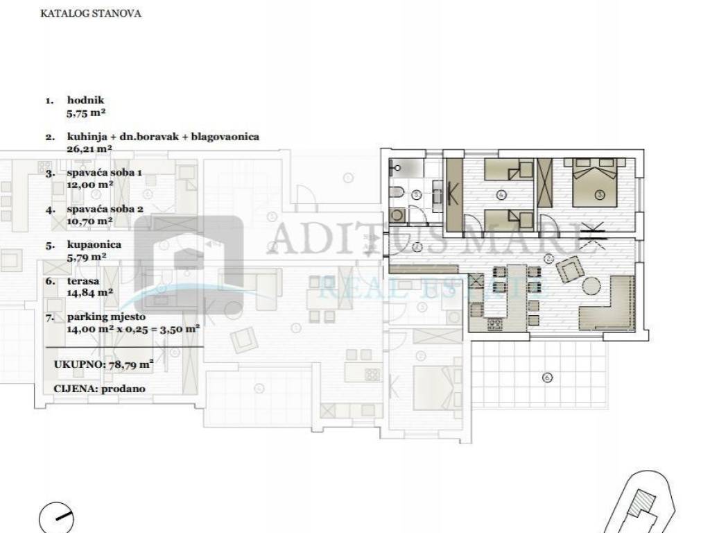 Flat in a new building, Sale, Vodice, Vodice