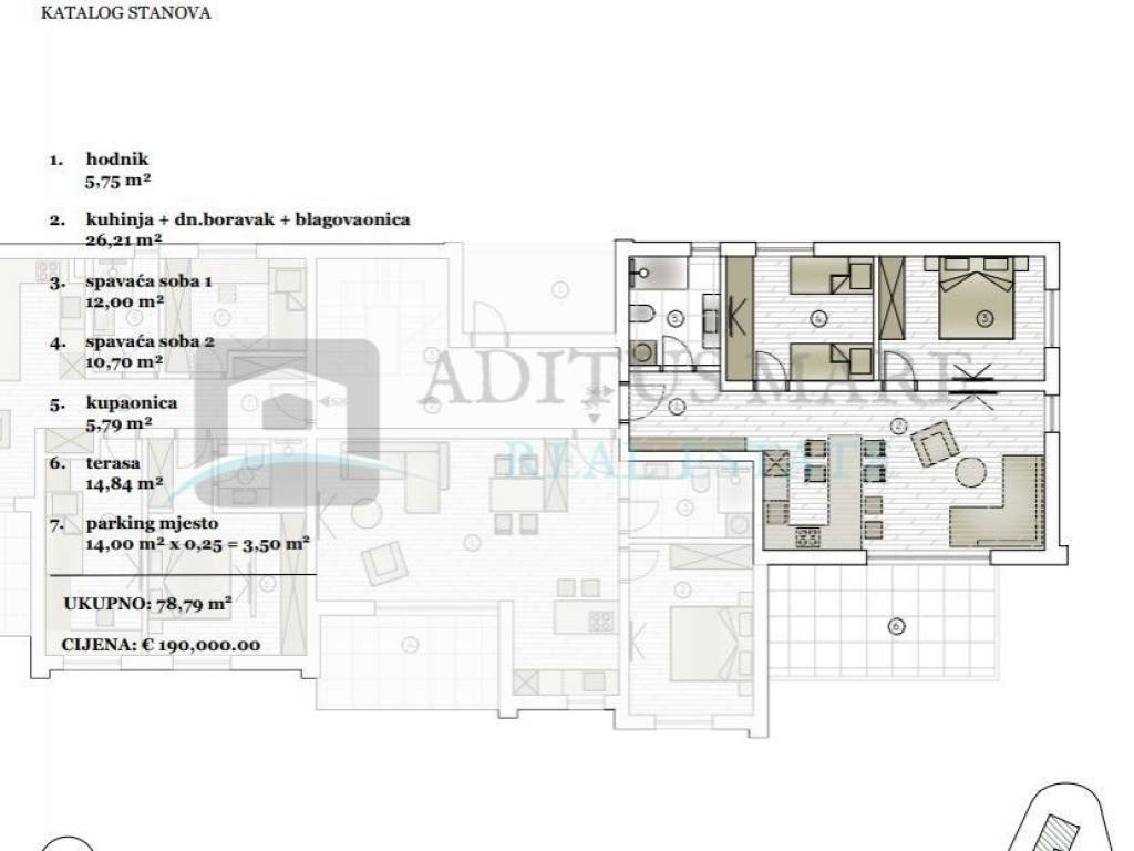 Flat in a new building, Sale, Vodice, Vodice