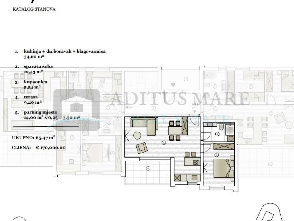 Flat in a new building, Sale, Vodice, Vodice