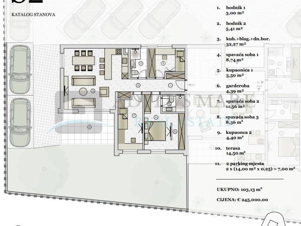 Flat in a new building, Sale, Vodice, Vodice