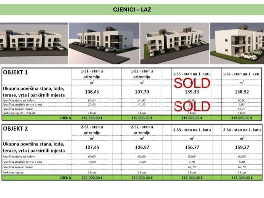 Apartment, Sale, Vir, Vir