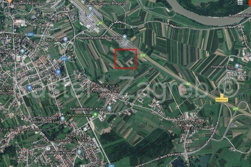 Construction plot for commercial properties, Sale, Samobor - Okolica, Klokočevec Samoborski