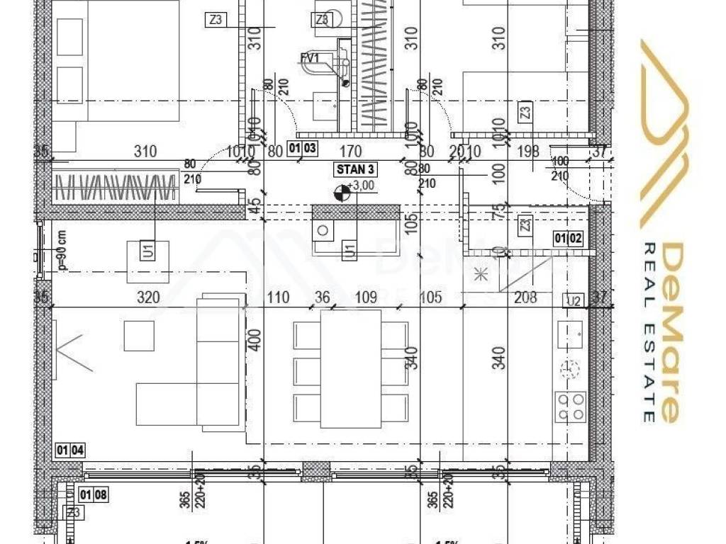 Flat in a new building, Sale, Sveti Filip i Jakov, Sveti Petar na Moru