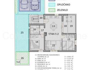 Apartment with a garden, Sale, Vir, Vir