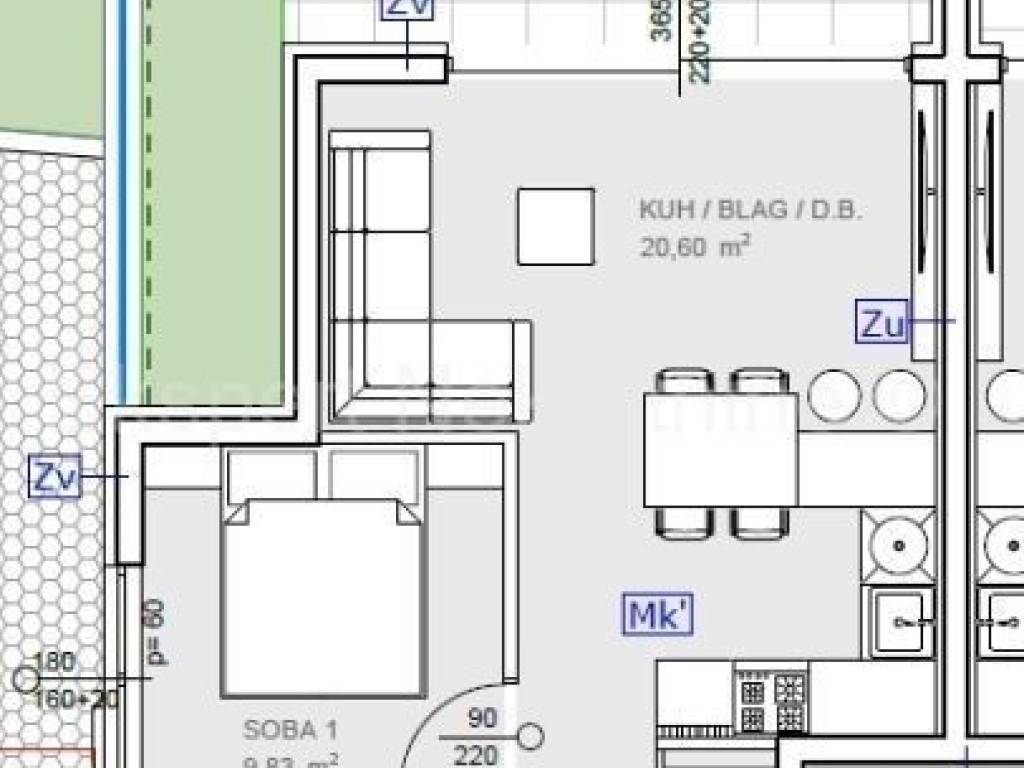 Flat in a new building, Sale, Rogoznica, Ražanj