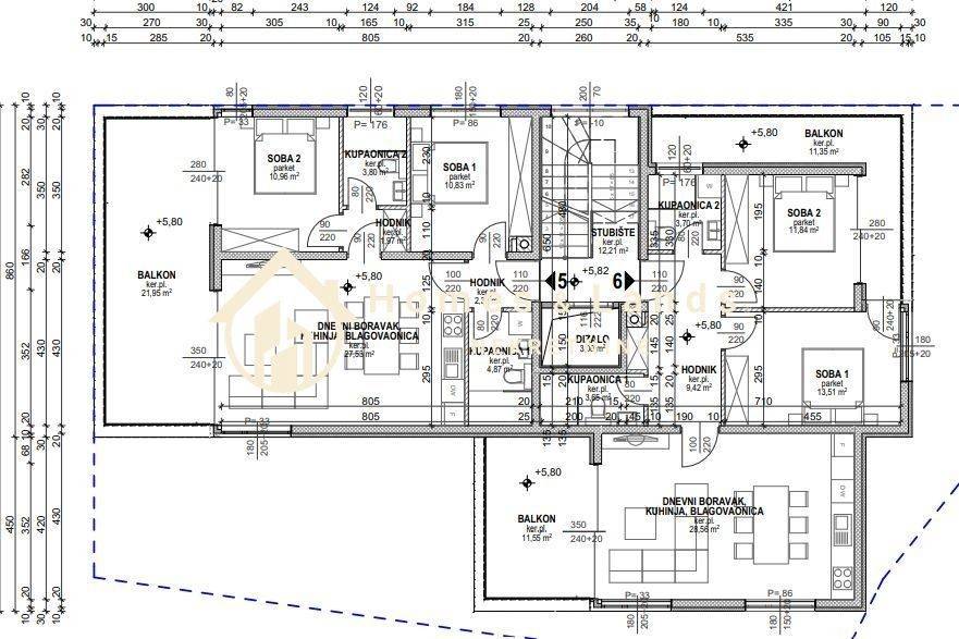Flat in a new building, Sale, Povljana, Povljana