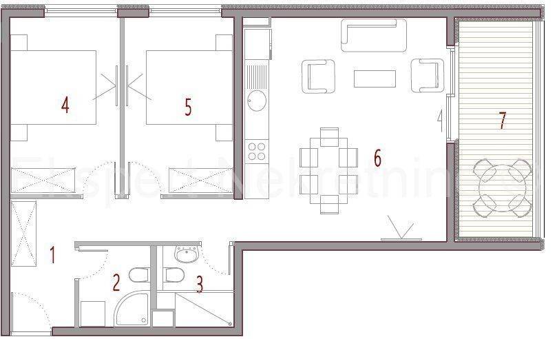 Flat in a new building, Sale, Seget, Seget Donji
