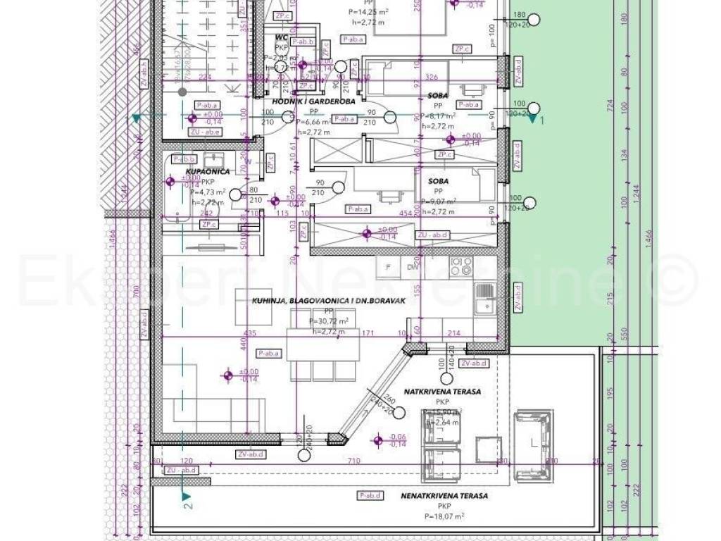 Flat in a new building, Sale, Trogir, Trogir