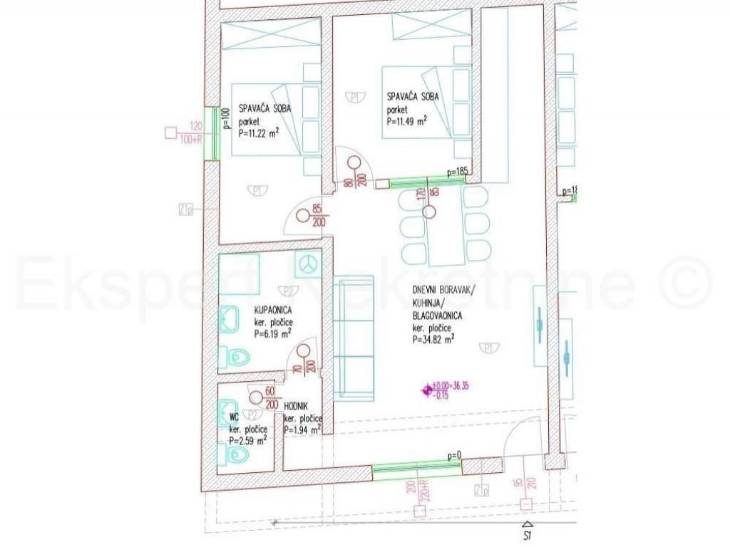 Flat in a building, Sale, Okrug, Okrug Gornji