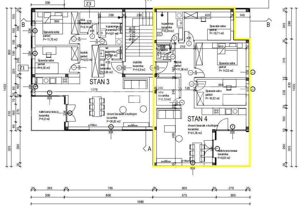 Flat in a new building, Sale, Kanfanar, Kanfanar