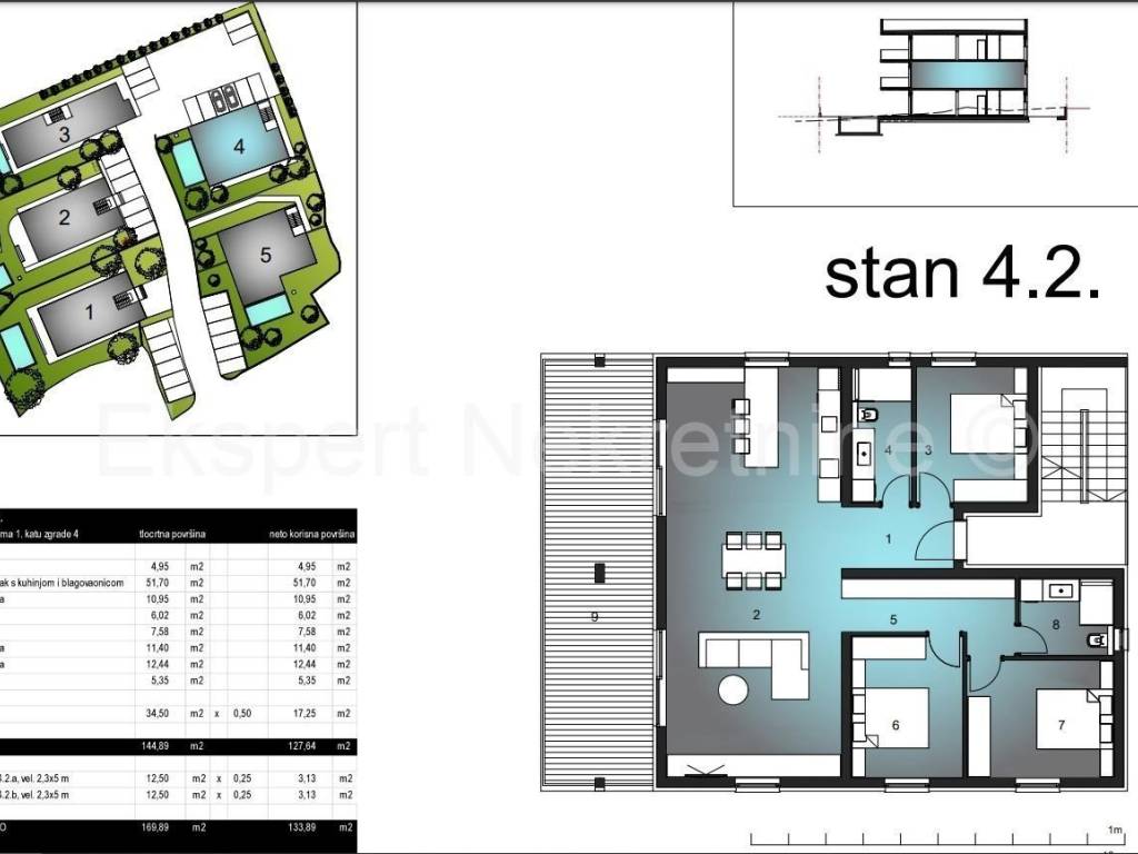 Flat in a new building, Sale, Okrug, Okrug Gornji
