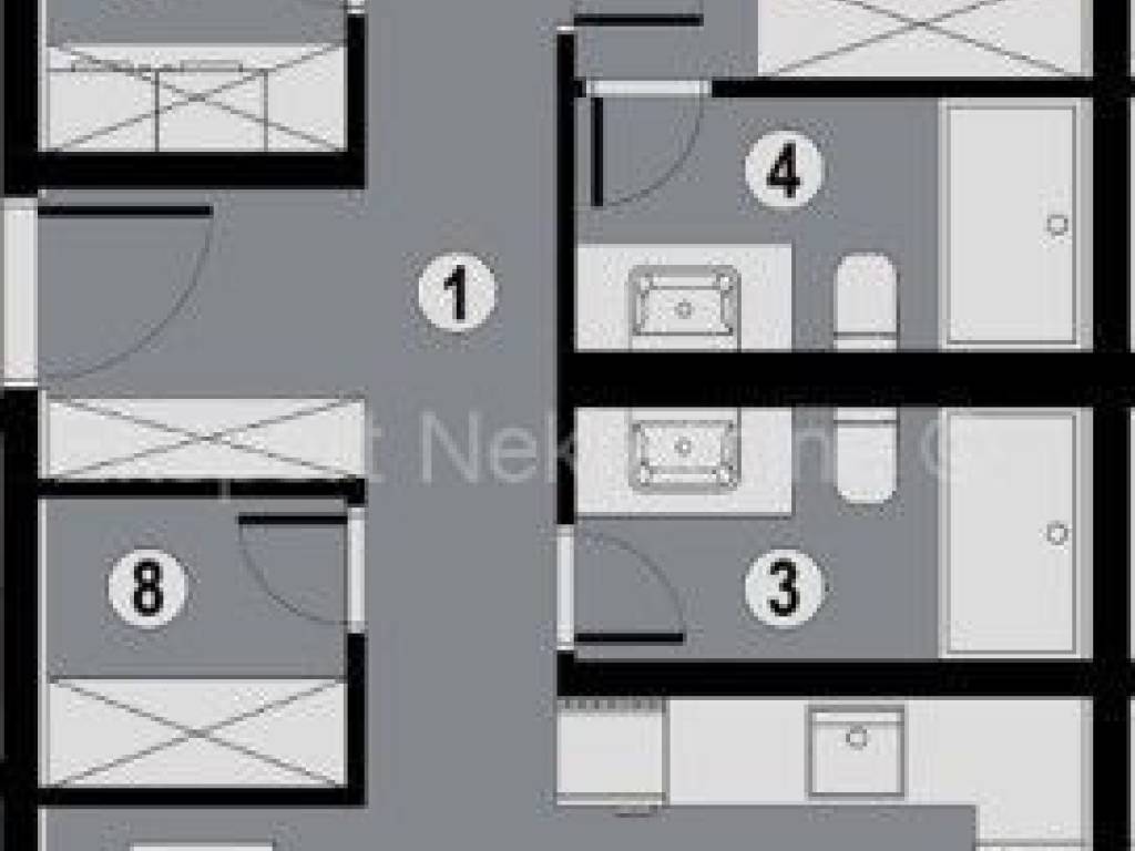 Flat in a new building, Sale, Okrug, Okrug Gornji