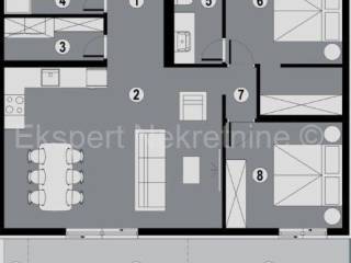 Flat in a new building, Sale, Okrug, Okrug Gornji