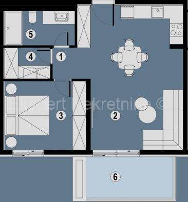 Flat in a new building, Sale, Okrug, Okrug Gornji