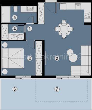 Flat in a new building, Sale, Okrug, Okrug Gornji